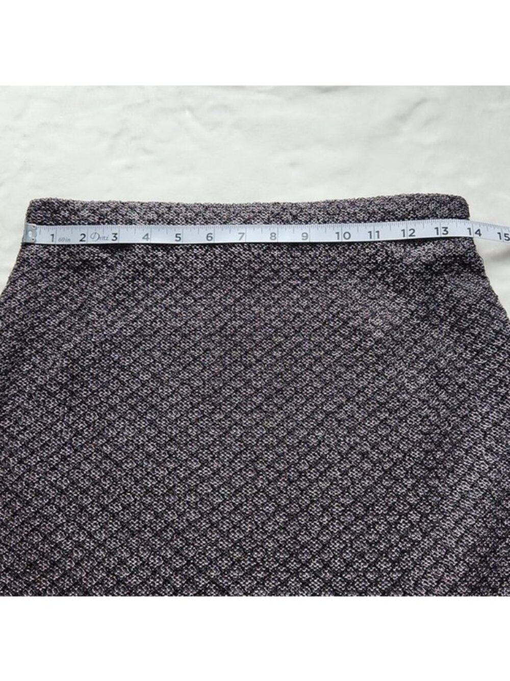 Wow Couture, Womens Size Medium, Gray Texture Style Midi Skirt - Picture 4 of 10